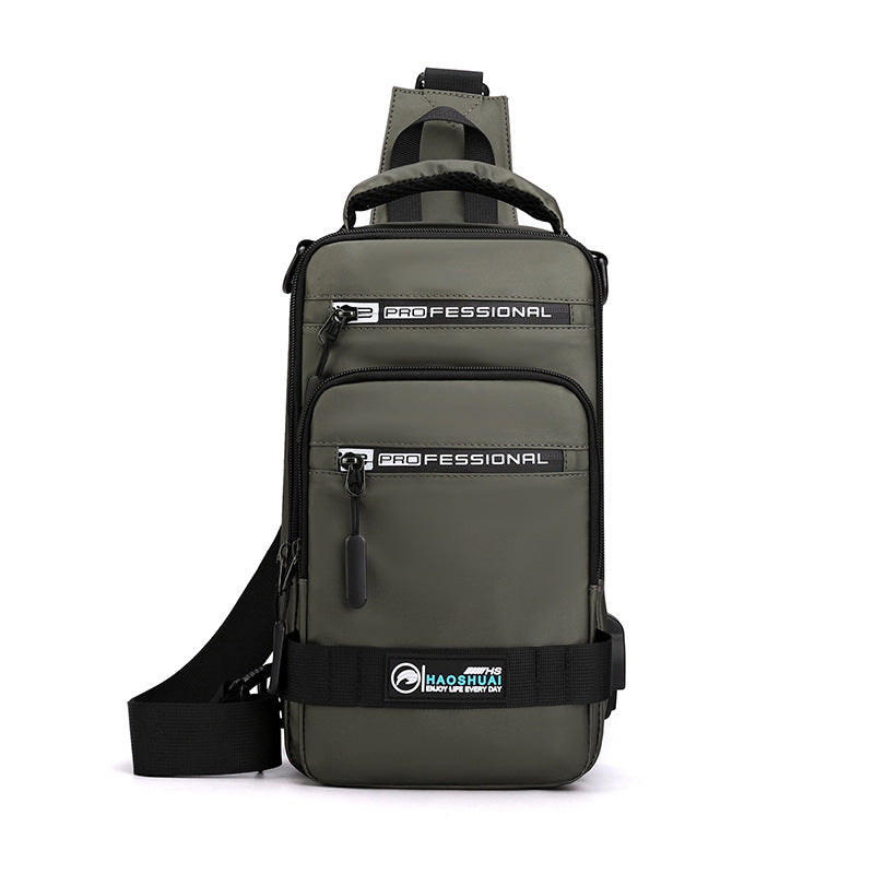 Backpack Crossbody Shoulder Bag With USB Charging Port Chest Bags Pack - Flex Verona