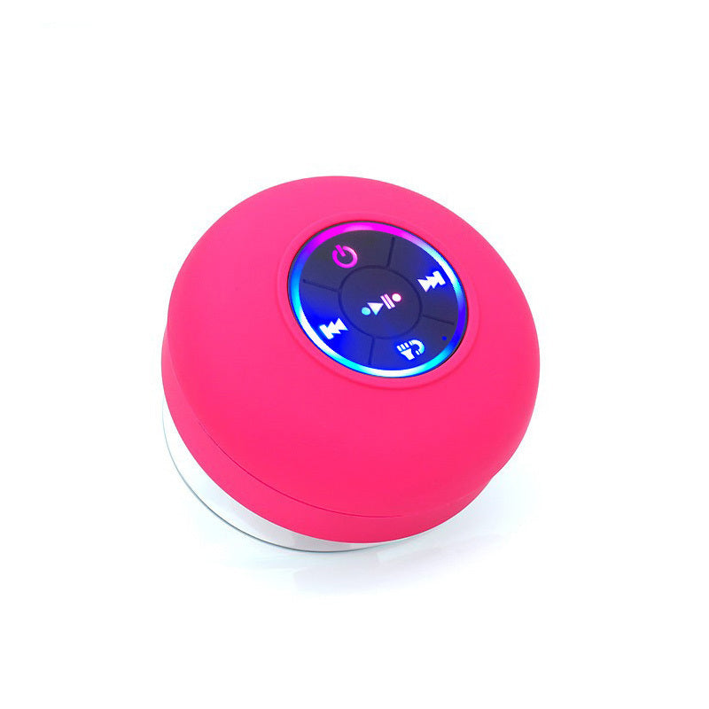 Big Suction Cup Waterproof Bluetooth Speaker LED Light Emitting - Flex Verona