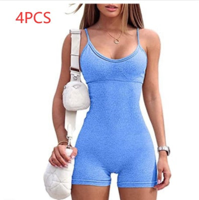 Strap Shorts Jumpsuit - Flex Verona