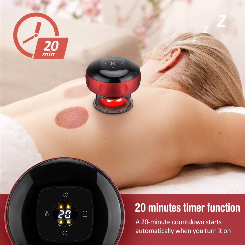 Electric Vacuum Cupping Massage Body Cups Anti-Cellulite Therapy Massager - Flex Verona