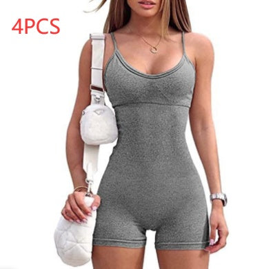 Strap Shorts Jumpsuit - Flex Verona