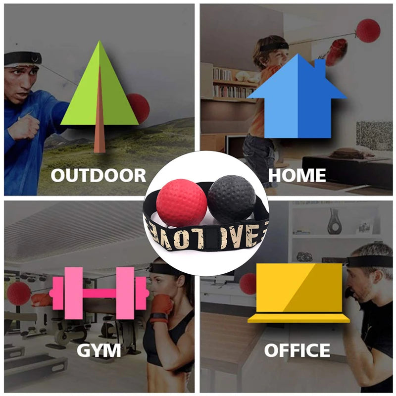 Boxing Speed Ball With Head Band Reflex and Boxing Trainer - Flex Verona