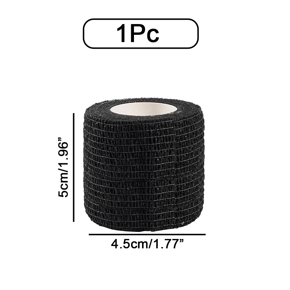 10 Rolls Athletic Wrap Tape Self Adhesive Elastic Bandage Elastoplast Sports Protector Knee Finger Shoulder Tattoo Accessories - Flex Verona