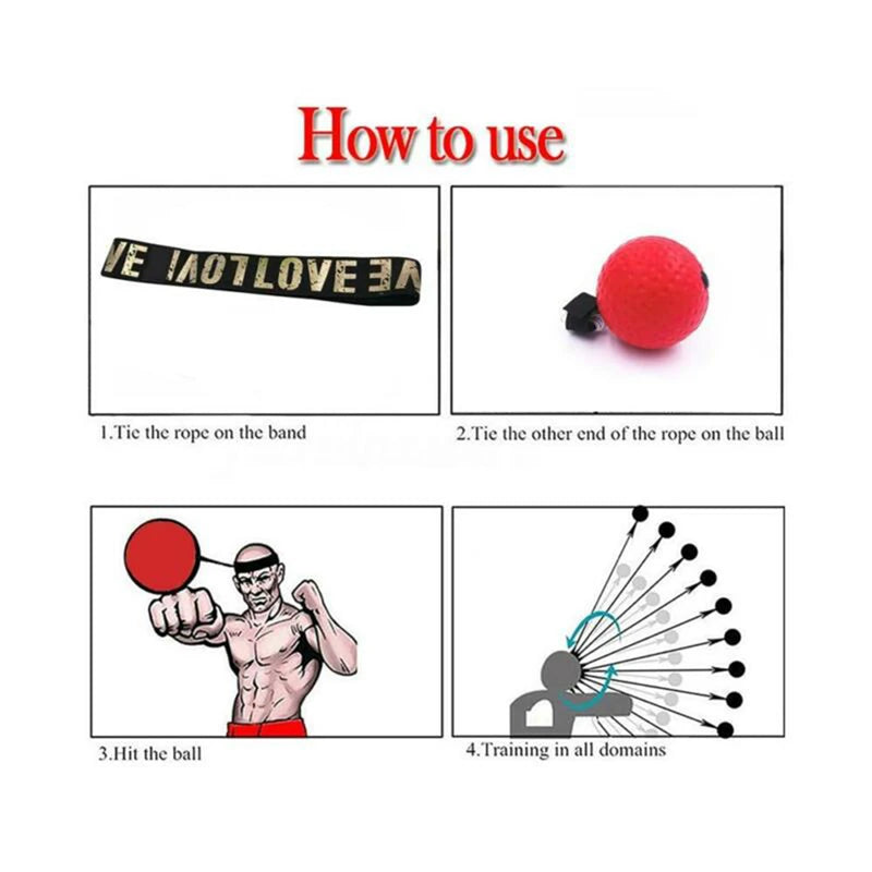Boxing Speed Ball With Head Band Reflex and Boxing Trainer - Flex Verona