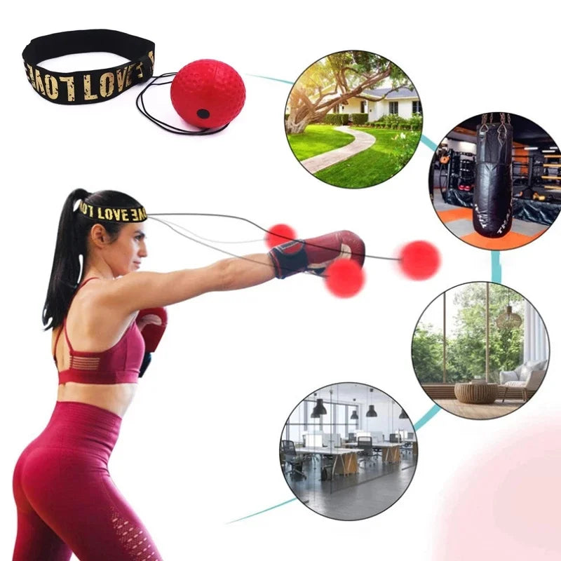 Boxing Speed Ball With Head Band Reflex and Boxing Trainer - Flex Verona