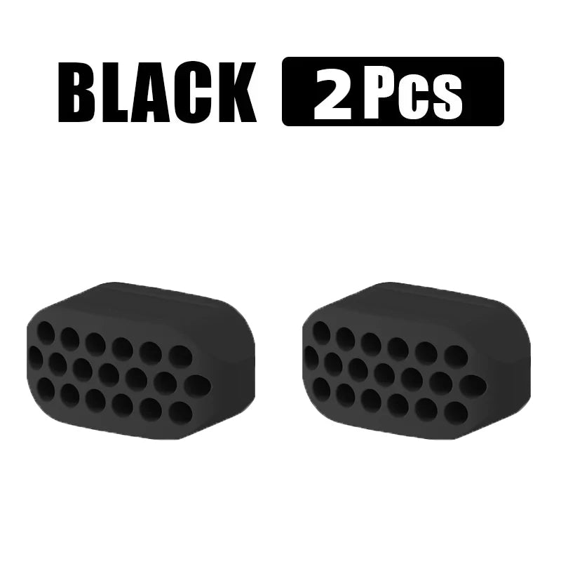 2Pcs Jaw Exerciser Fitness Jawline Muscle Training Double Chin Reducer Neck Face Slimming Mouth Silicone Chew - Flex Verona