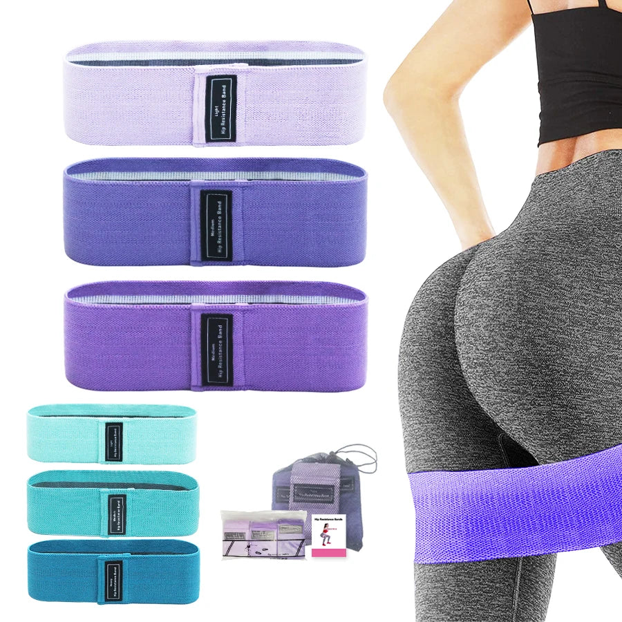 Extra Thick Resistance Bands Stretch Fitness Strips Loops Yoga Equipment - Flex Verona