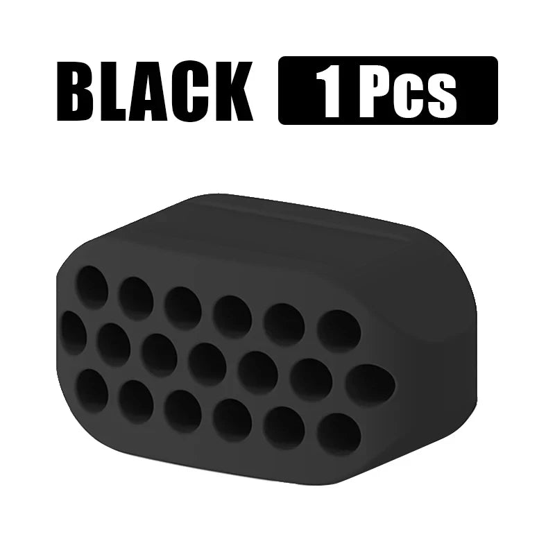 2Pcs Jaw Exerciser Fitness Jawline Muscle Training Double Chin Reducer Neck Face Slimming Mouth Silicone Chew - Flex Verona