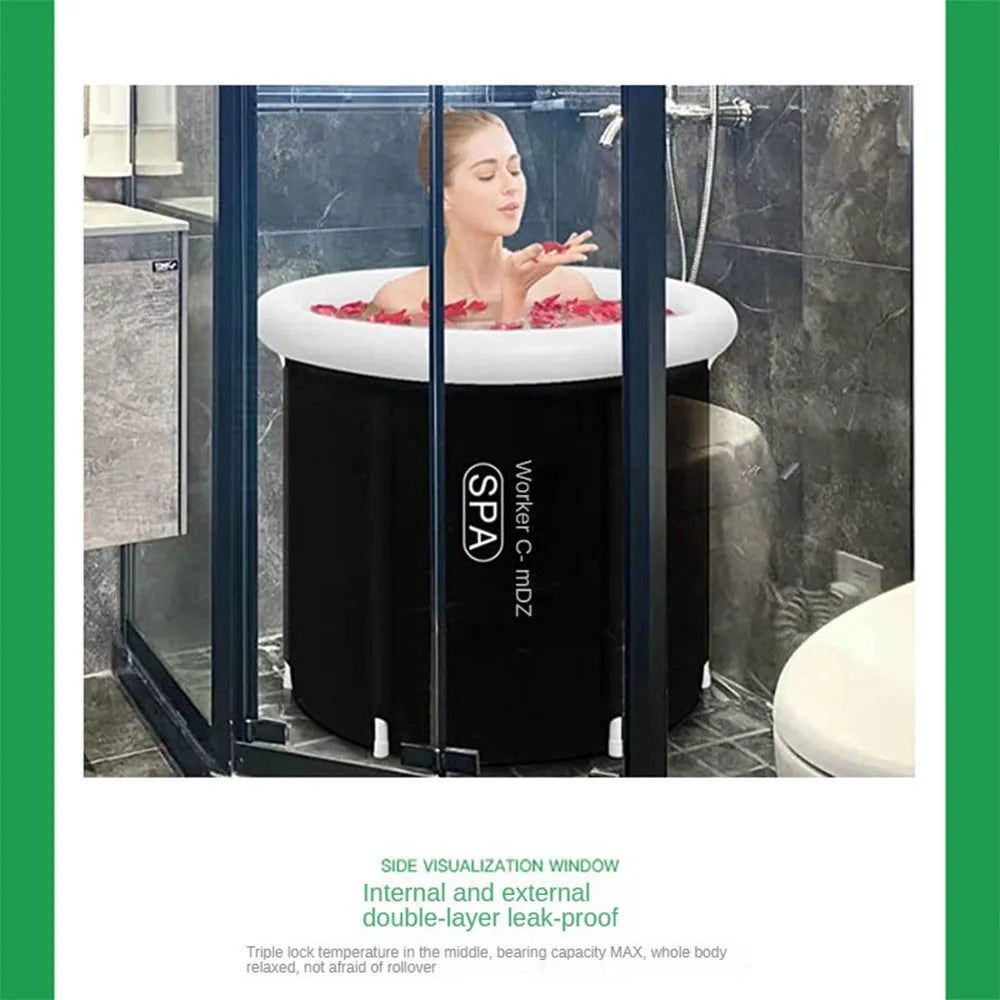 Flex Verona Portable Ice Bath Tub – Collapsible Cold Plunge Barrel for Recovery & Hydro Therapy