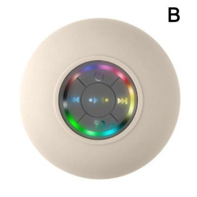 Big Suction Cup Waterproof Bluetooth Speaker LED Light Emitting - Flex Verona