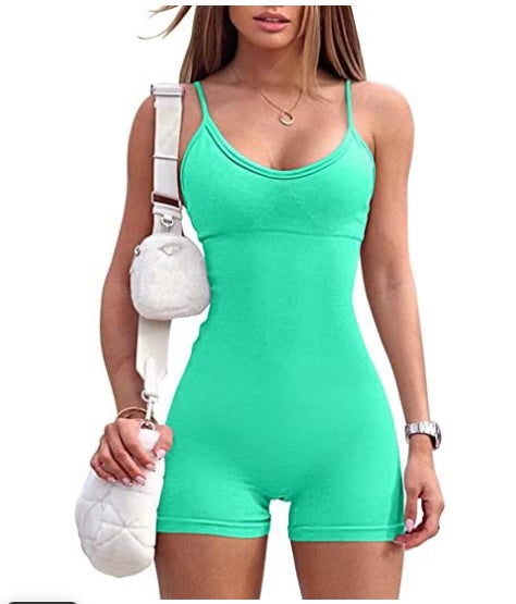 Strap Shorts Jumpsuit - Flex Verona