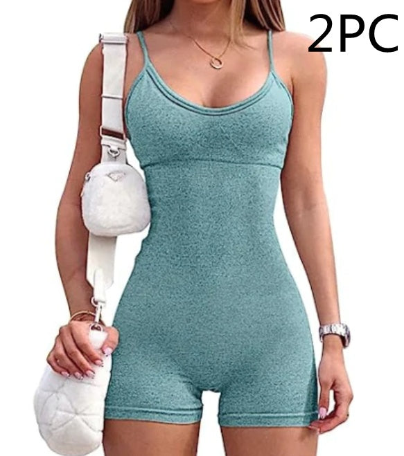 Strap Shorts Jumpsuit - Flex Verona
