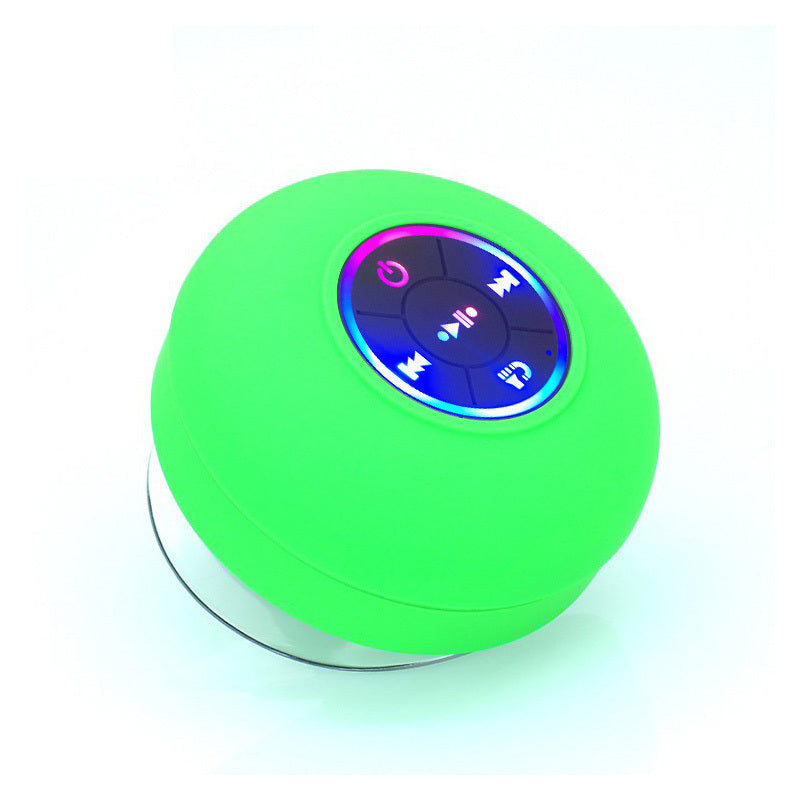 Big Suction Cup Waterproof Bluetooth Speaker LED Light Emitting - Flex Verona