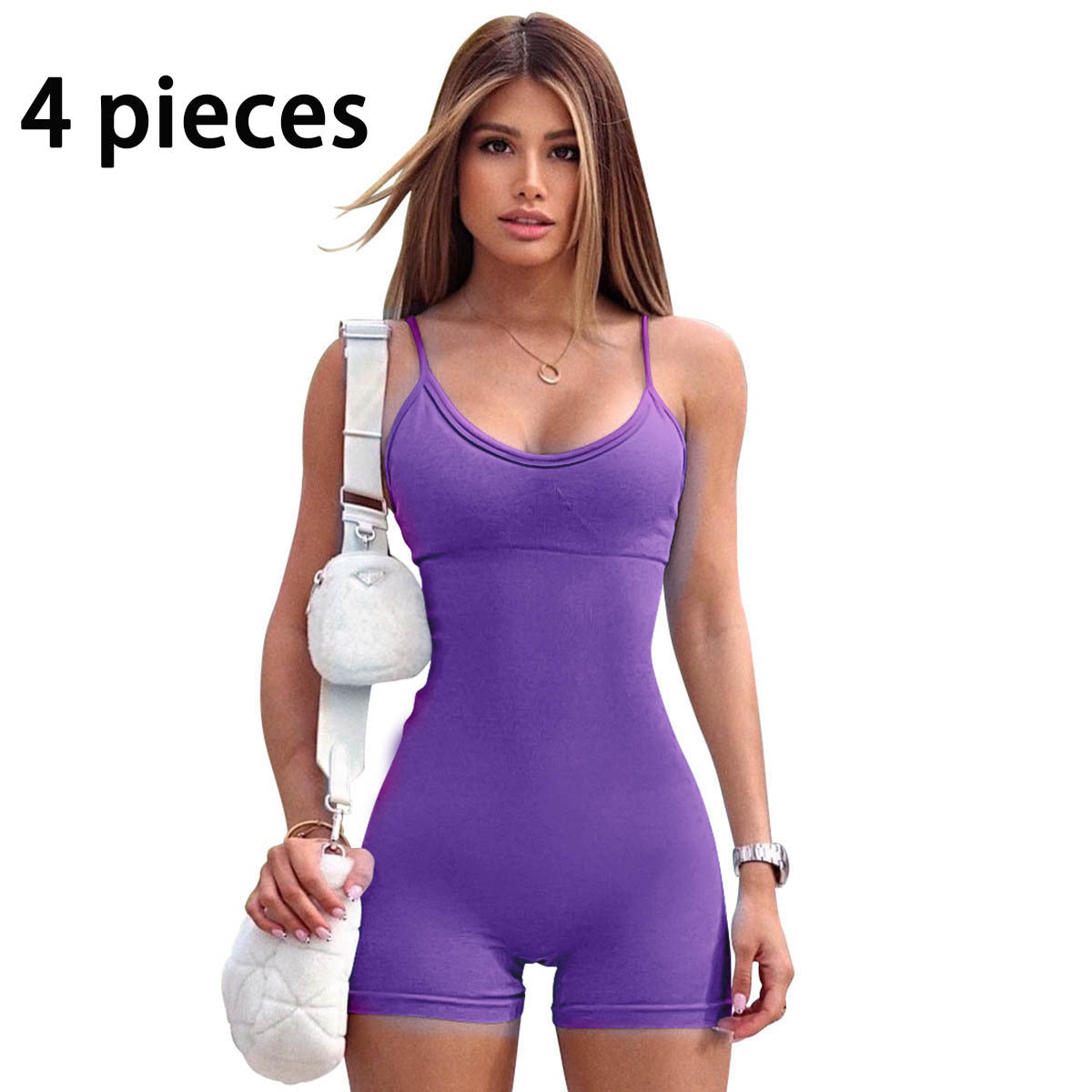 Strap Shorts Jumpsuit - Flex Verona