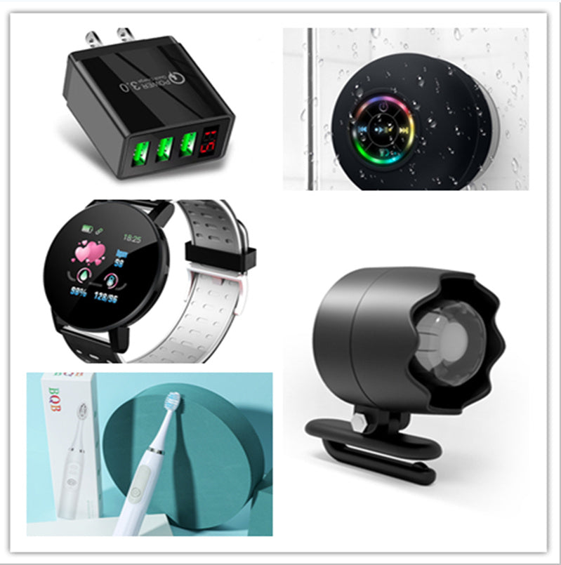 Big Suction Cup Waterproof Bluetooth Speaker LED Light Emitting - Flex Verona