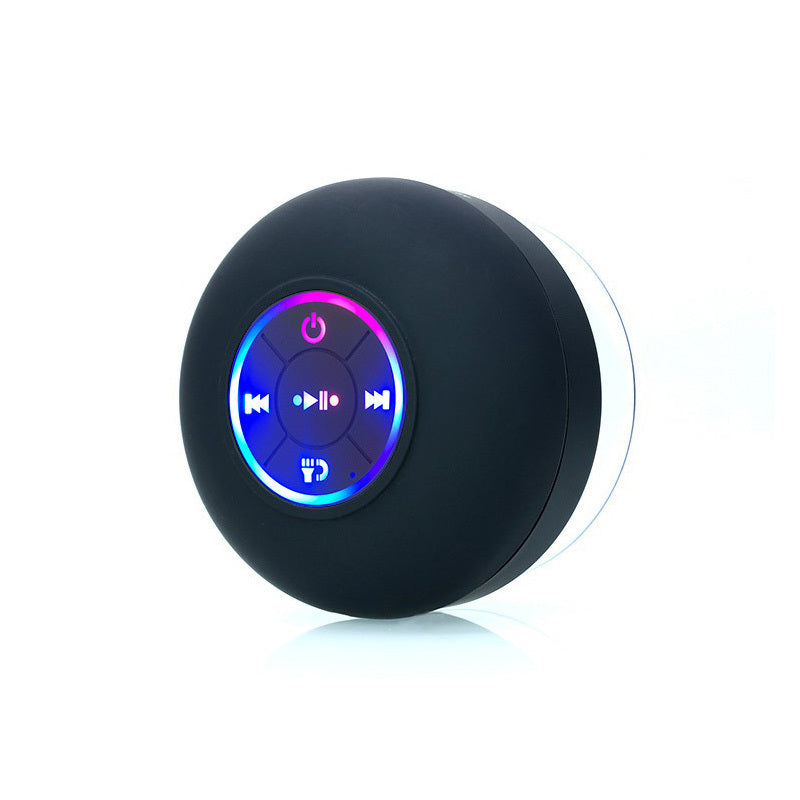 Big Suction Cup Waterproof Bluetooth Speaker LED Light Emitting - Flex Verona