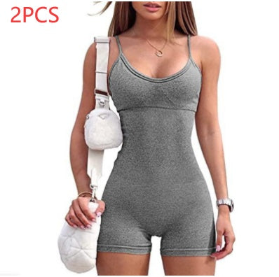 Strap Shorts Jumpsuit - Flex Verona