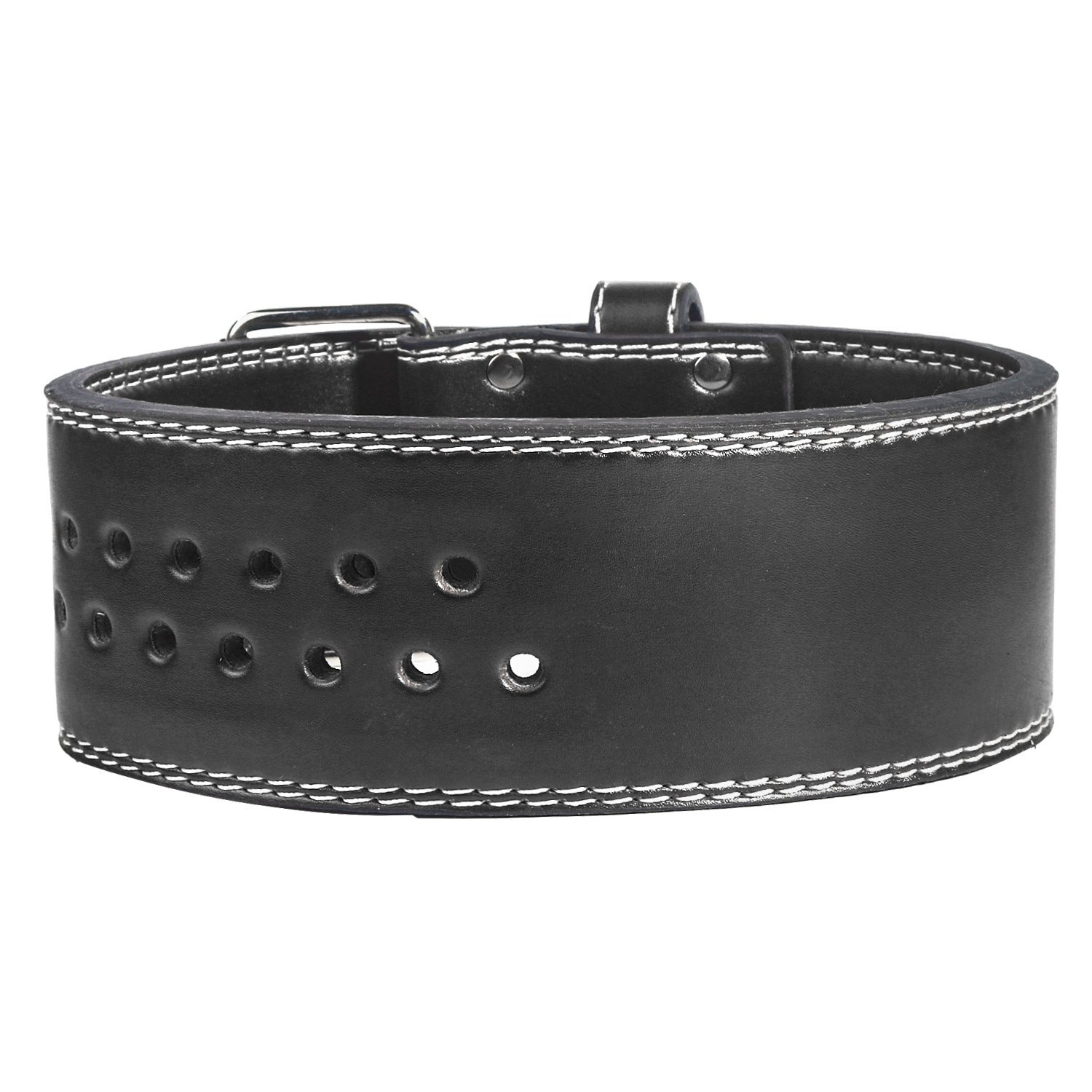 Leather Squats Weightlifting Belt Barbell Dumbbell Fitness Gym Weights Training Waist Support Equipment - Flex Verona