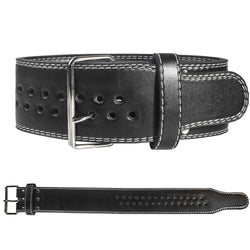 Leather Squats Weightlifting Belt Barbell Dumbbell Fitness Gym Weights Training Waist Support Equipment - Flex Verona