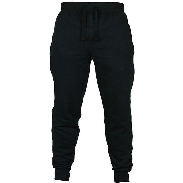 Men's Solid Color Drawstring Fleece Athletic Pants - Flex Verona