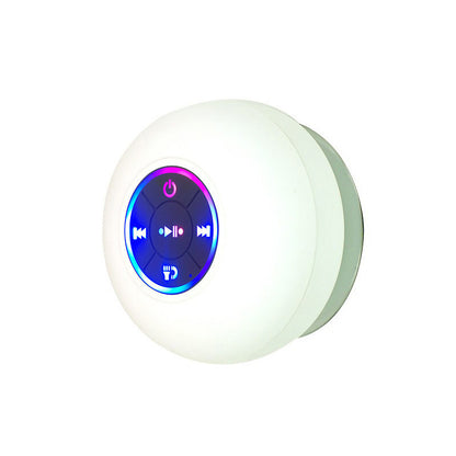 Big Suction Cup Waterproof Bluetooth Speaker LED Light Emitting - Flex Verona