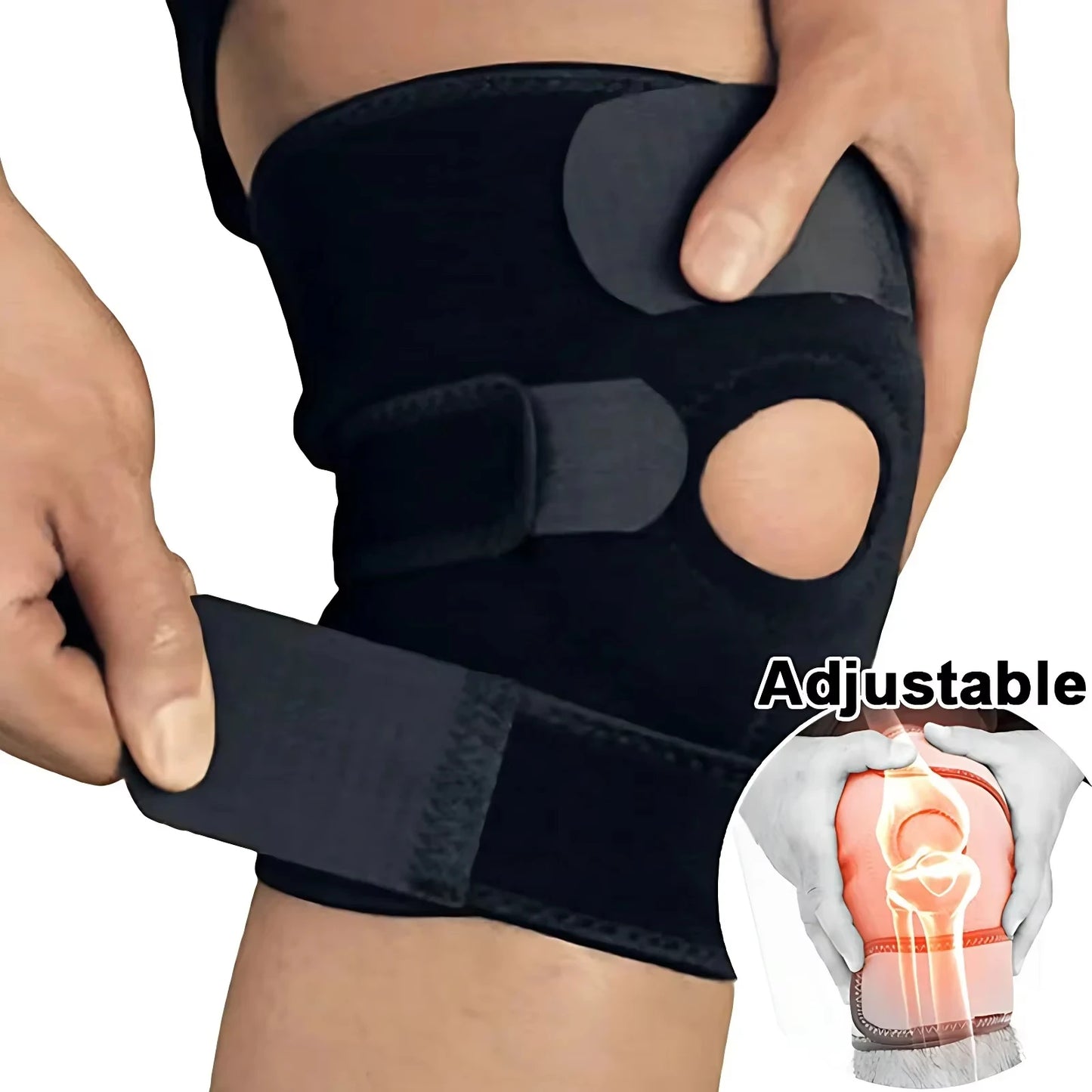sports and fitness knee pad, knee cap with adjustable knee support - Flex Verona