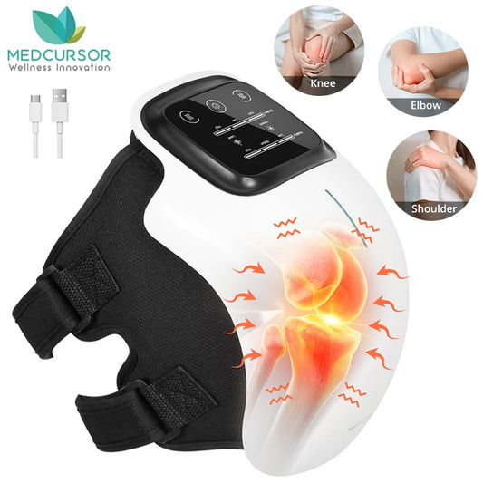 Medcursor Wireless Heated Knee Massager – Vibration Therapy with Adjustable Heat - Flex Verona