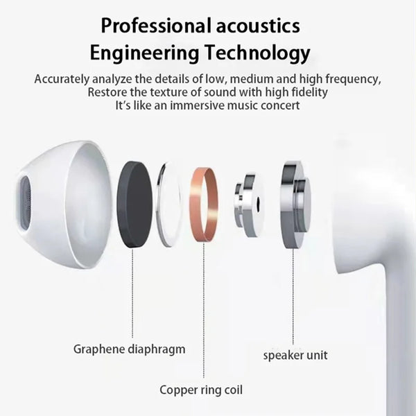 Pro 6 TWS Wireless Bluetooth Earbuds - Flex Verona
