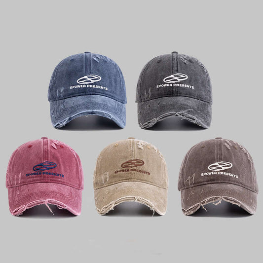 Street Make Old Ripped Denim Baseball Cap - Flex Verona