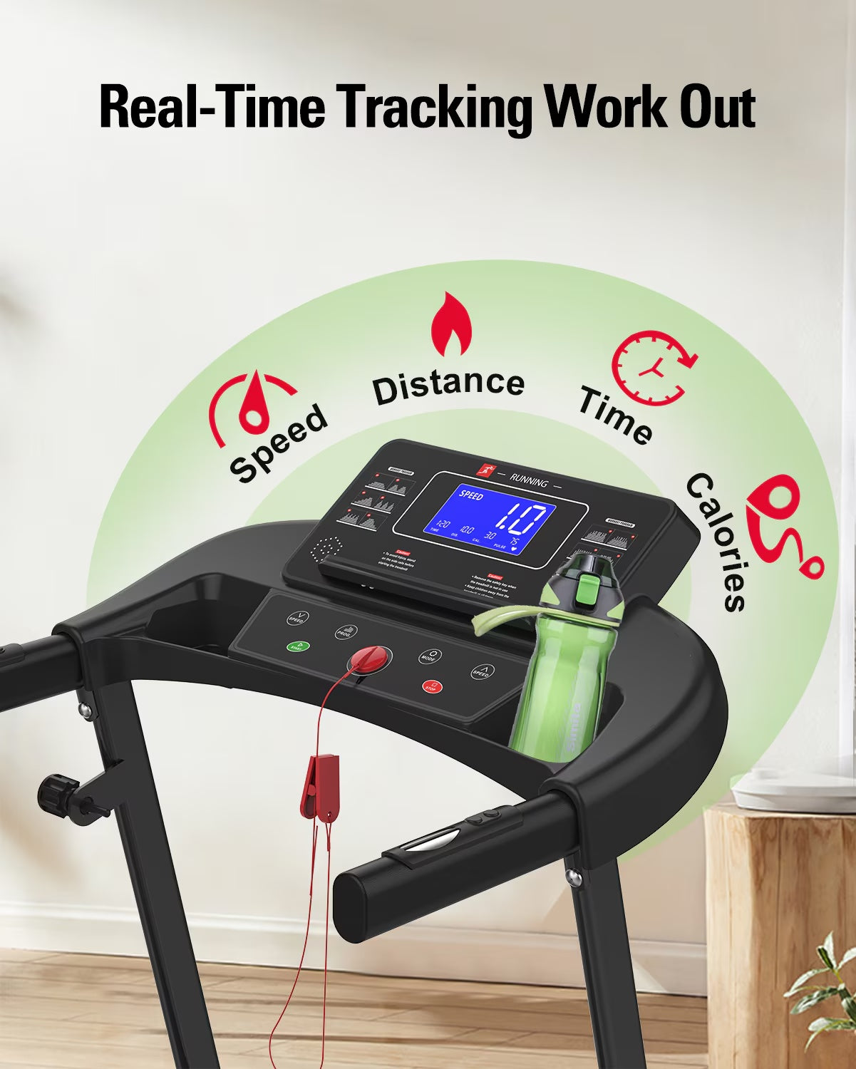 Foldable Treadmill Fitness Walking Machine - Flex Verona