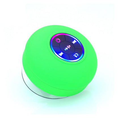 Big Suction Cup Waterproof Bluetooth Speaker LED Light Emitting - Flex Verona