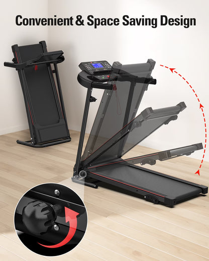 Foldable Treadmill Fitness Walking Machine - Flex Verona