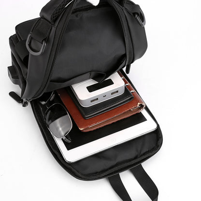 Backpack Crossbody Shoulder Bag With USB Charging Port Chest Bags Pack - Flex Verona
