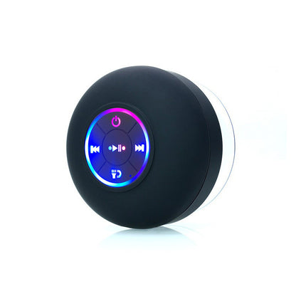 Big Suction Cup Waterproof Bluetooth Speaker LED Light Emitting - Flex Verona